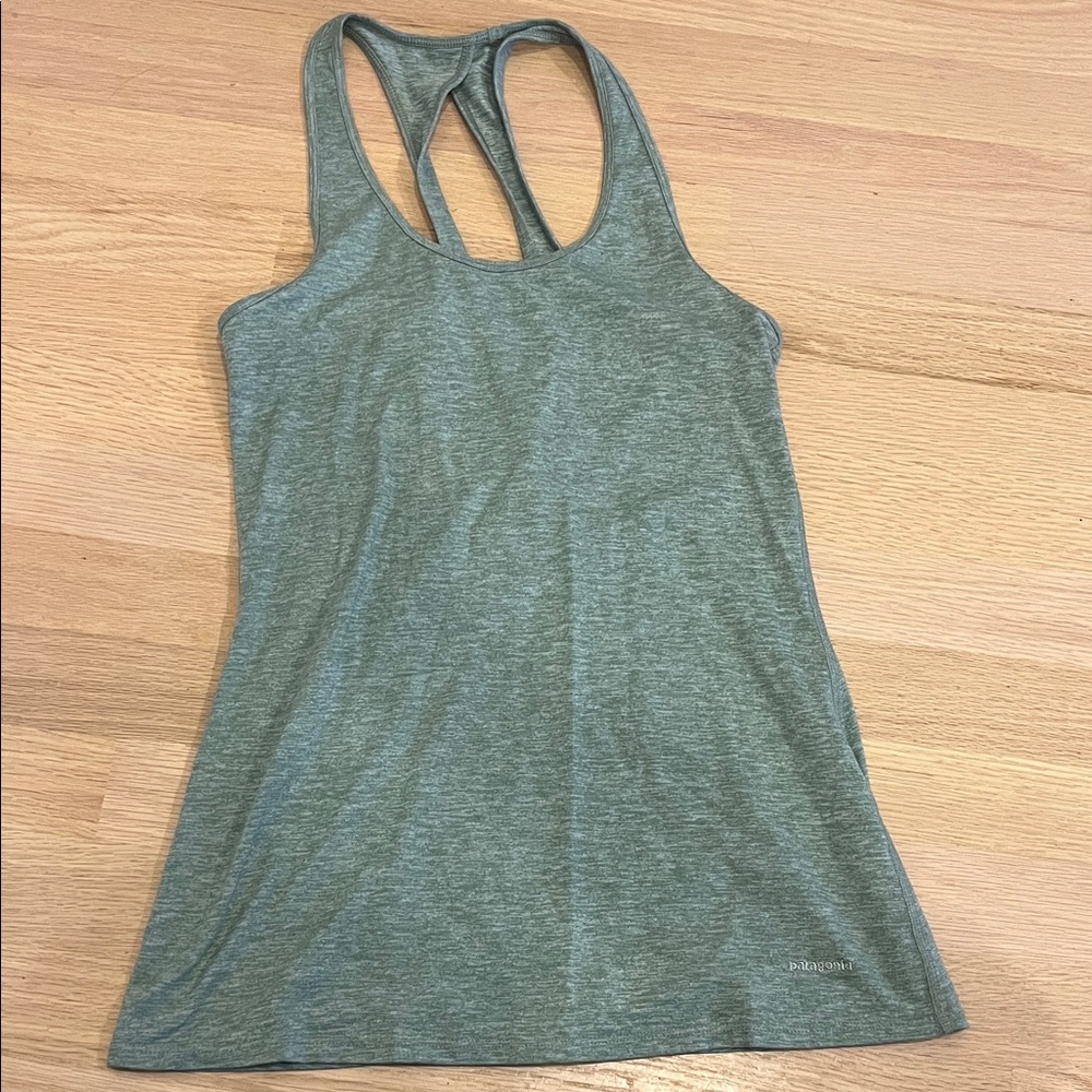 Patagonia Green Racerback Tank Top